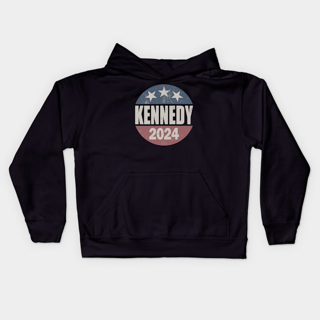 Vintage Kennedy 2024 Kids Hoodie by Etopix